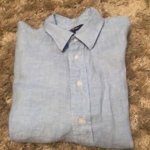 Brooks Brothers boys linen shirt.